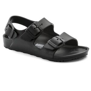 Kids Toddler Birkenstock Milano EVA Black Rubber Sandals Size 27  Size 9